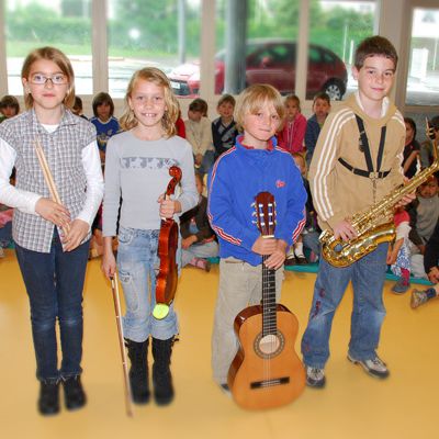Animation par l'école de musique