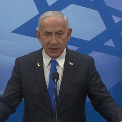Il n'a jamais été question d'otages. Il n'a jamais été question du Hamas.