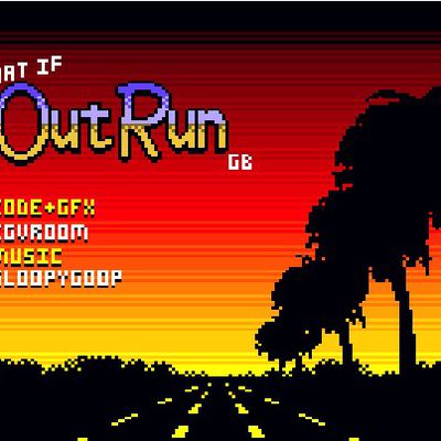 J'ai testé What if Outrun sur gbc, une démo d'Outrun incroyable par EGVRoom!