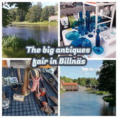 La grande foire d'antiquités de Billnäs 🇫🇮 The big antiques fair in Billnäs