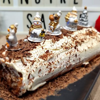 Bûche Stracciatella