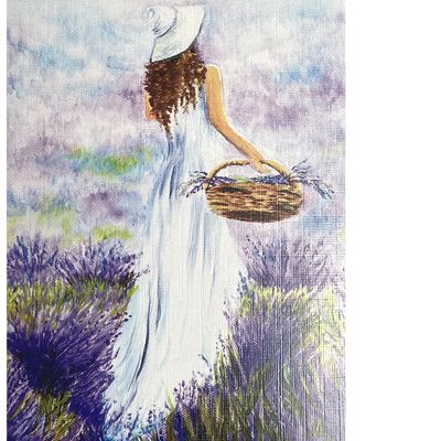 Promenade senteur lavande par Jacky Archer de l'Association APBP