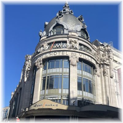 Lu dans la Presse :Au BHV, c'est le bazar à tous les étages.