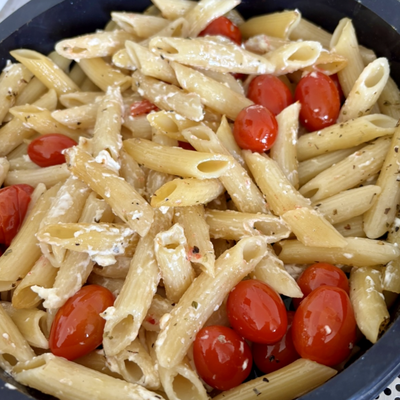 pâtes tomates feta