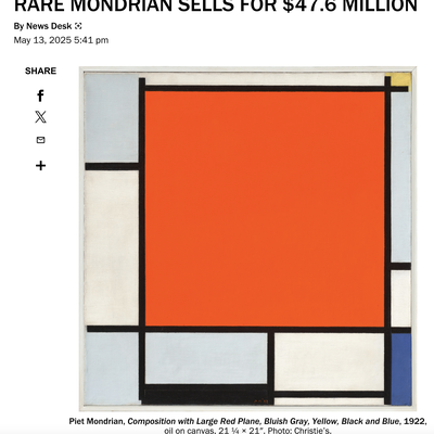 Macron et Mondrian