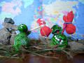 Deux tortues en voyage
