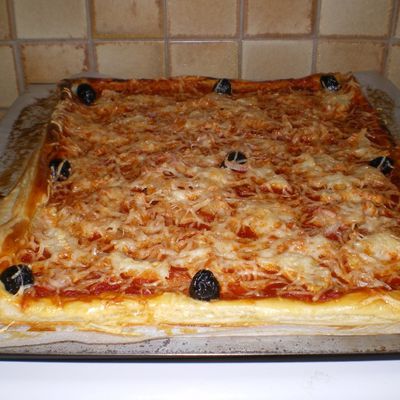 Pizza Patissière et Coeurs d'artichauds