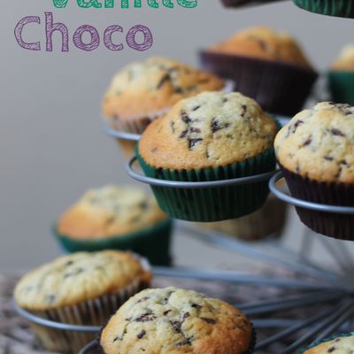 Muffins vanille et vermicelle de chocolat
