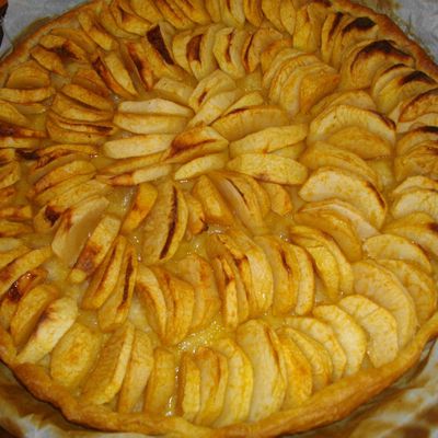 Première tarte aux pommes.