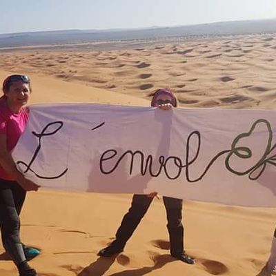 LE ROSE TRIP dans le désert marocain.