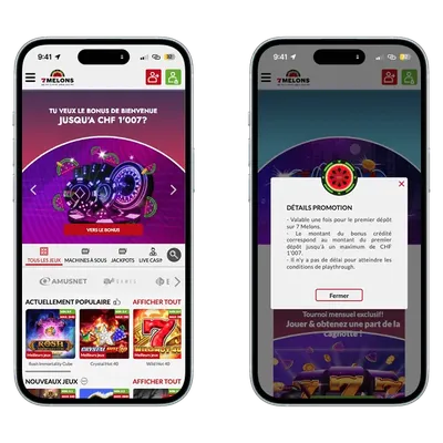 7 Melons : le top casino en ligne légal en Suisse