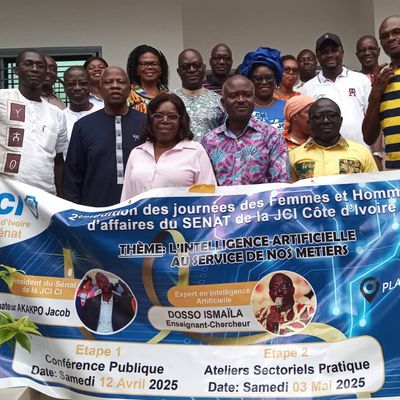 Les Sénateurs de la JCI Côte d'Ivoire à l'heure de l'intelligence artificielle